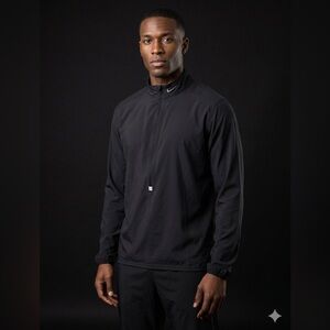 Nike Performance Running Jacket Y2K ERA PACKABLE Ultra-Light Windshell Black